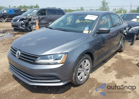 2017 Volkswagen Jetta 1.4T S из США, поврежденный, VIN 3VW2B7AJ2HM272834